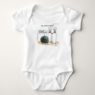 Rick London Cartoons Funny Bowling Comic Baby Bodysuit
