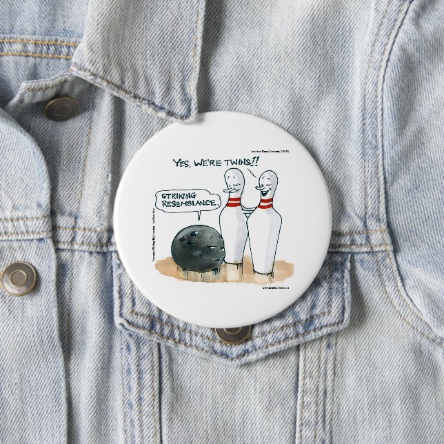 Rick London Cartoons Funny Comic  10 Cm Round Badge (In Situ)