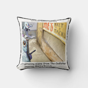 Rick London Fish Mafia Throw Pillow