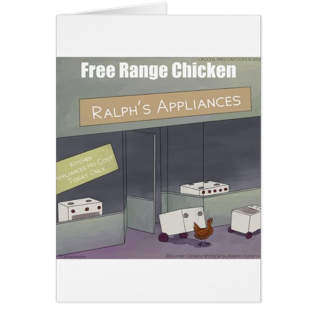 Rick London Funny Free-Range Chicken (Front)