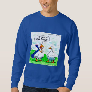 Rick London Funny Goose Vampire Wearing Bells  Sweatshirt