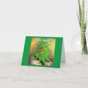 Rick London Funny "Hoodie Ornament" Christmas Card