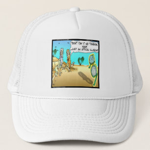 Rick London Funny Optical Optometrist Illusion Trucker Hat