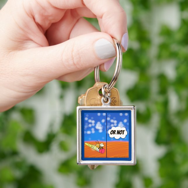 Rick London Funny Shakespeare Hamlet Bee Comic Key Ring (Hand)