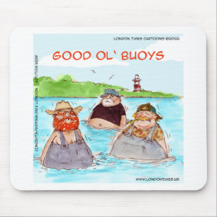 Rick London Good Ol' Buoys Funny Comic Mouse Pad
