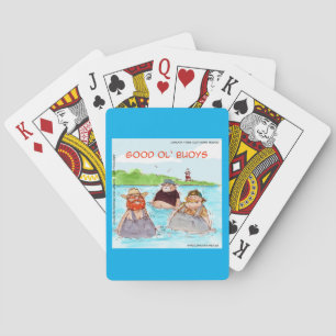 Rick London Good Ol' Buoys Funny Comic Playing Cards