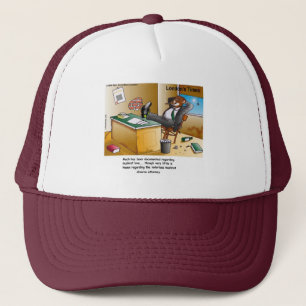 Rick London Muskrat Divorce Attorney Comic  Trucker Hat