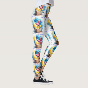 Rick London Pink Himalayan Salsa Funny  Leggings