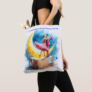 Rick London Pink Himalayan Salsa Funny  Tote Bag