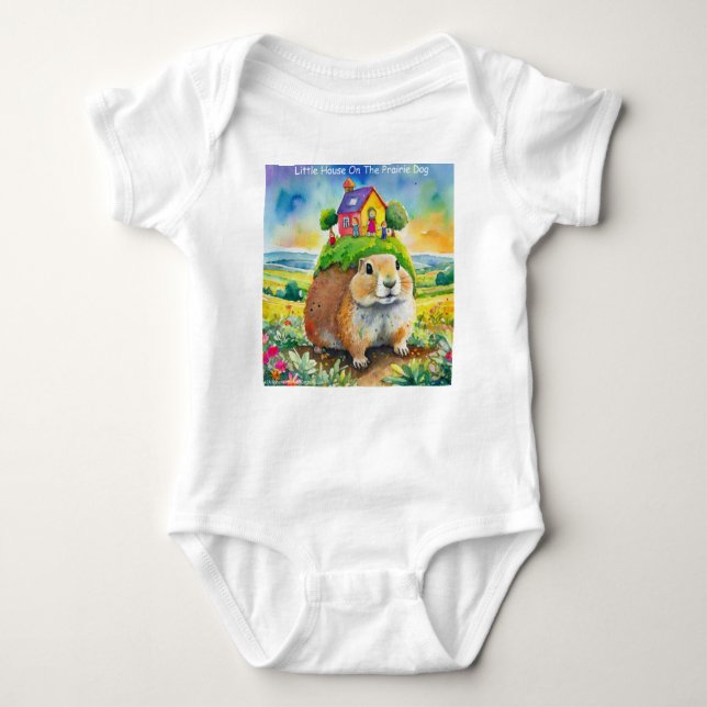 Rick London Prairie Dog Life Comic  Baby Bodysuit (Front)