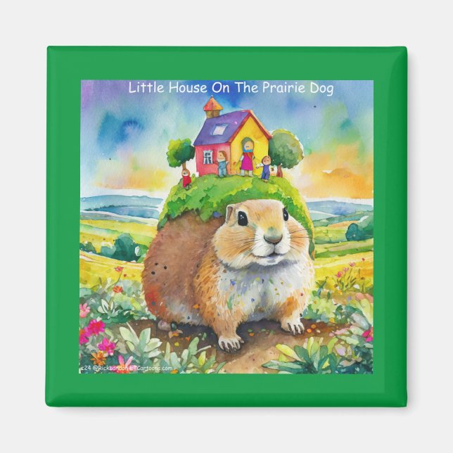 Rick London Prairie Dog Life Comic  Magnet (Front)