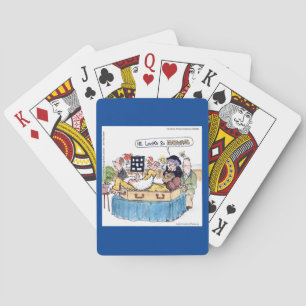 Rick London So Natural Funeral Funny Old Hippie Playing Cards