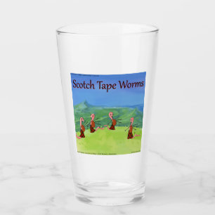 Rick London Worms From Scotland Funny Glass