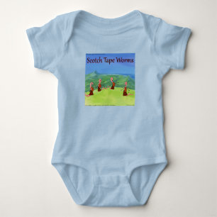 Rick London Worms Of Scotland Comic  Baby Bodysuit
