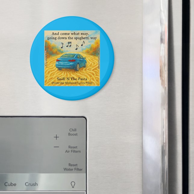 Rick London's Misheard Lyrics Spaghetti Way Funny Magnet (In Situ (Fridge))