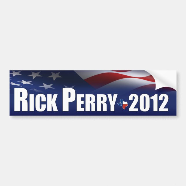 Rick Perry 2012 Bumper Sticker (Front)