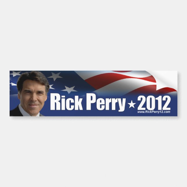 Rick Perry 2012 - Election Bumper Sticker (Front)