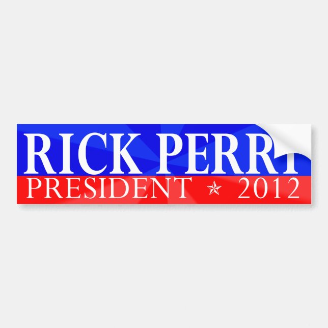 Rick Perry Bumper Sticker (Front)