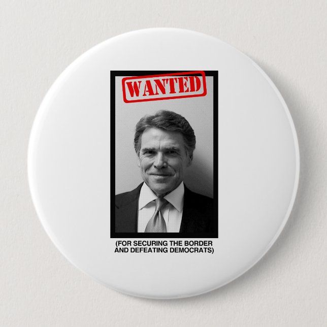 Rick Perry Mugshot 10 Cm Round Badge (Front)
