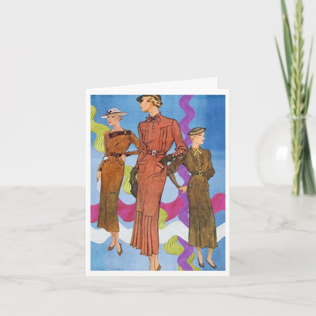 Rick-Rack Trio Card (Front)