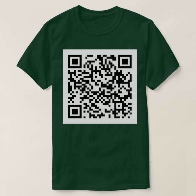 Rick Roll QR Code Mug T-Shirt (Design Front)