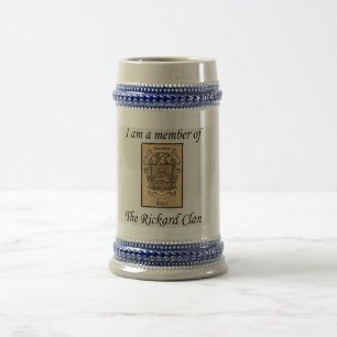 Rickard Clan Stein with Coat of Arms