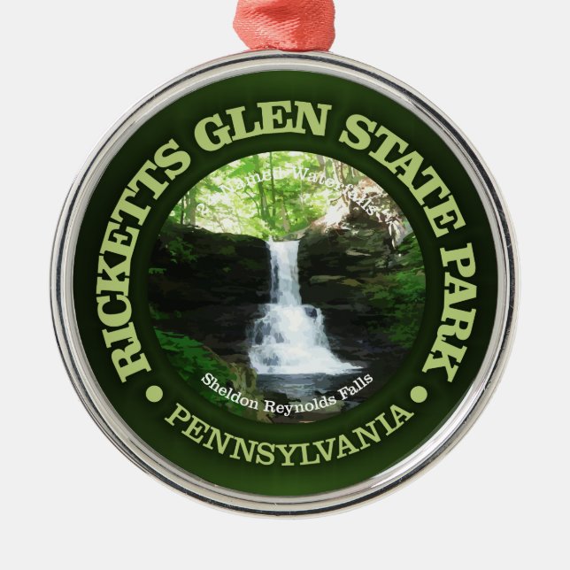 Ricketts Glen Metal Tree Decoration (Front)