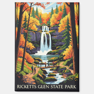 Ricketts Glen State Park Travel Magnet