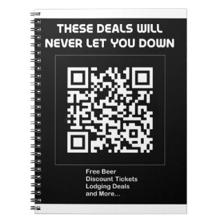 Rickroll QR code Notebook