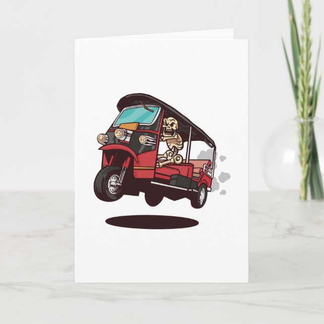 RICKSHAW SKELETON CARD (Front)