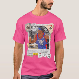 Ricky Council Iv Basketball Art 76Ers 3 T-Shirt