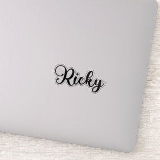 Ricky Name - Handwritten Calligraphy