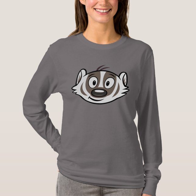 Ricky Racoon | Boomer Badger Face T-Shirt (Front)