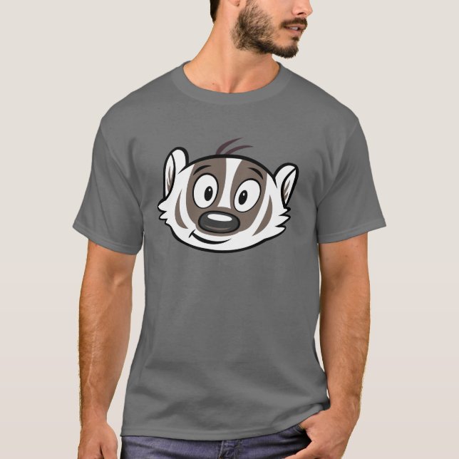 Ricky Racoon | Boomer Badger Face T-Shirt (Front)