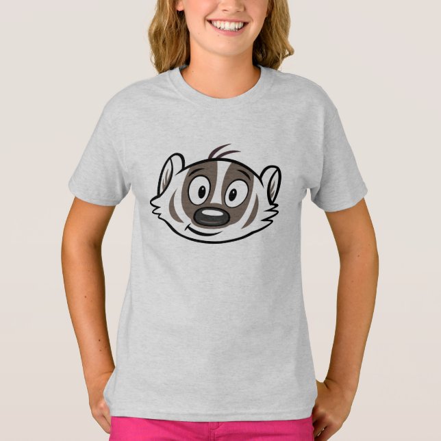 Ricky Racoon | Boomer Badger Face T-Shirt (Front)