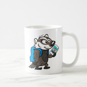 Ricky Racoon   Boomer Badger Selfie Coffee Mug