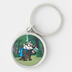 Ricky Racoon   Boomer Badger Selfie Key Ring