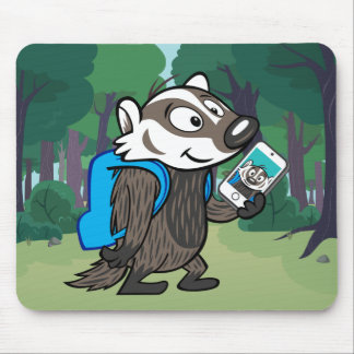 Ricky Racoon | Boomer Badger Selfie Mouse Pad