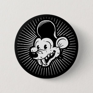 Ricky Rodent 6 Cm Round Badge