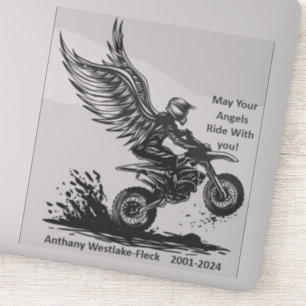 Ricky's memorial sticker