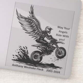 Ricky's memorial sticker