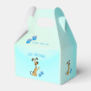 Rico the Dog Baby Boy Shower Favour Box