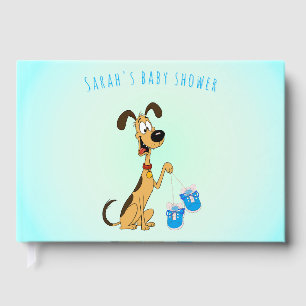 Rico the Dog Baby Boy Shower Guest Book