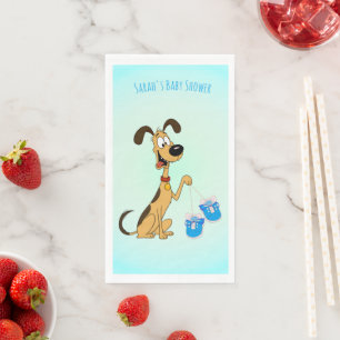 Rico the Dog Baby Boy Shower Guest Towels Napkin