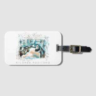 *~* Ricorda Positano Italy Italian Language AR20 Luggage Tag