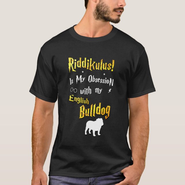 Riddikulus English Bulldog T-Shirt (Front)