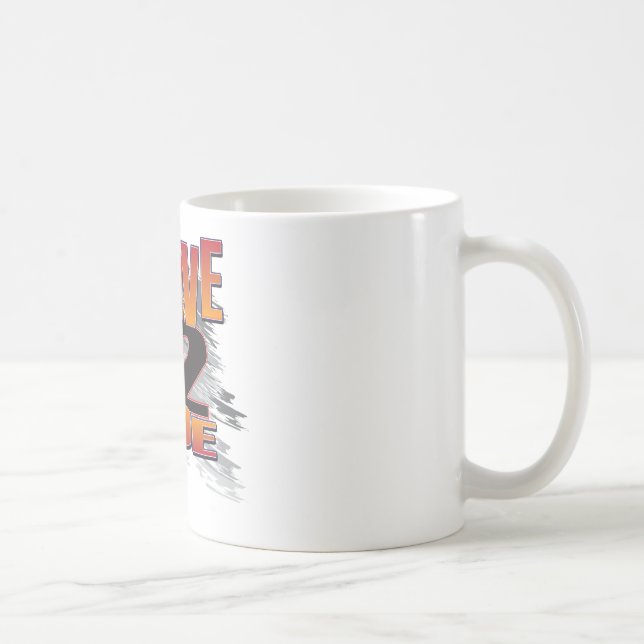 Ride 2 Live BMX Biker Coffee Mug (Right)