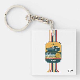 ride a classic key ring