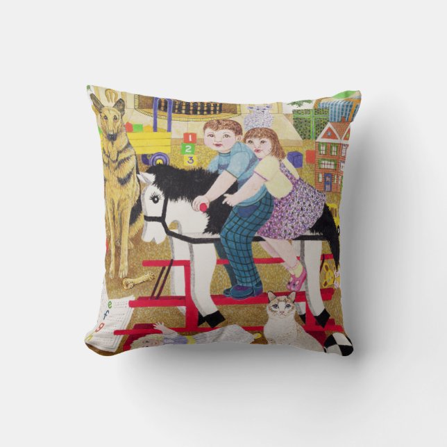 Ride-a-Cock-Horse Cushion (Front)