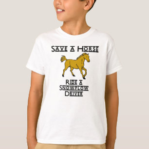 ride a snowplow driver T-Shirt